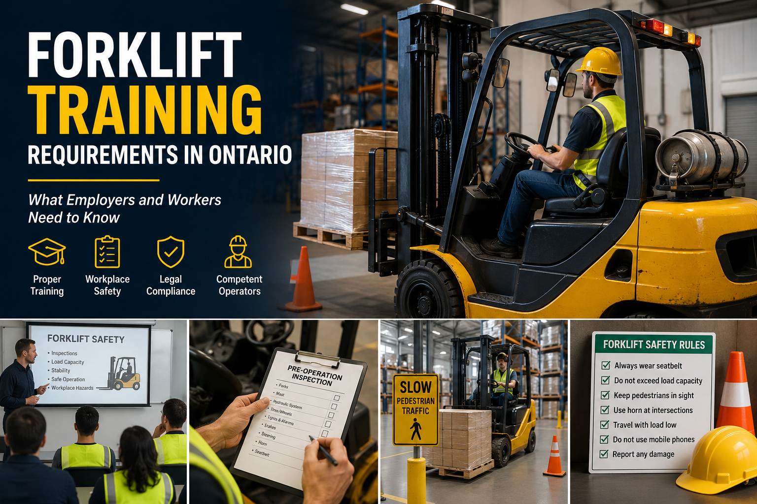 Forklift Operator Training Requirements in Ontario Workplaces