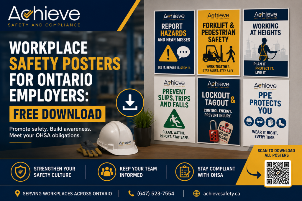 OHSA Workplace Safety Posters for Ontario Employers Free Download