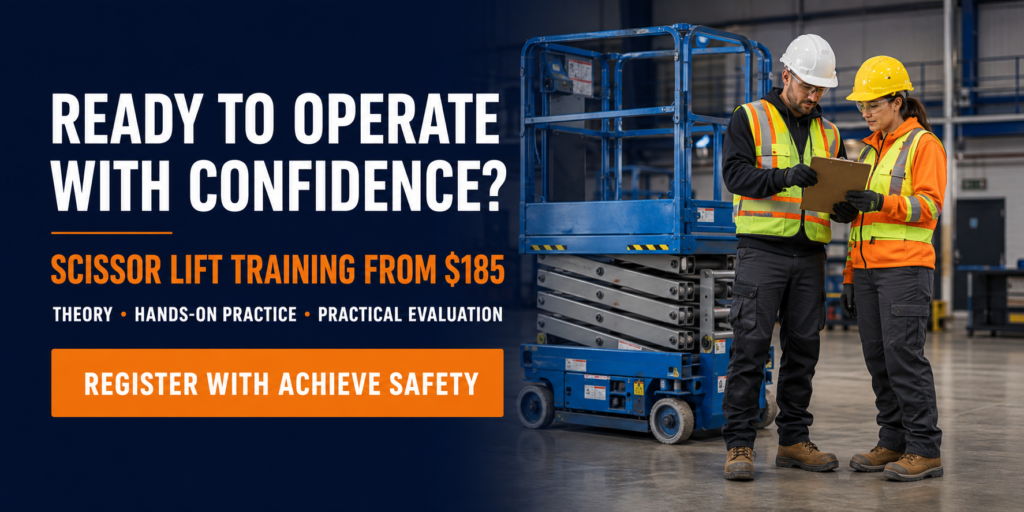  Scissor Lift Training certification course book