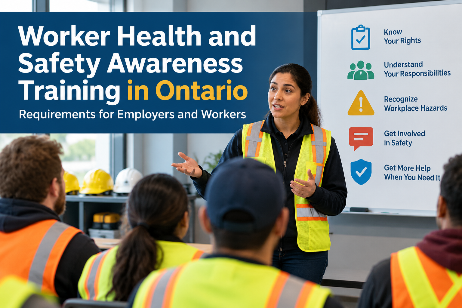 4 Step Worker Health and Safety Awareness Training in Ontario
